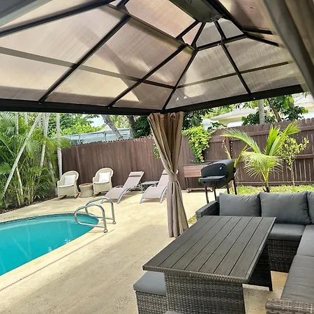 Pool House 3 Bedroom 2 Bathroom North Miami Beach Exterior photo