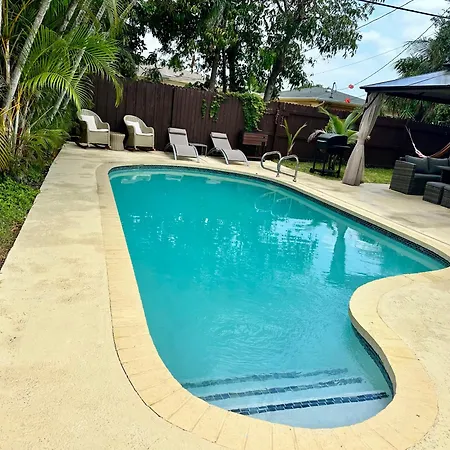 Pool House 3 Bedroom 2 Bathroom North Miami Beach Exterior photo